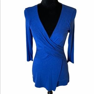 Anthropologie Royal Blue Top